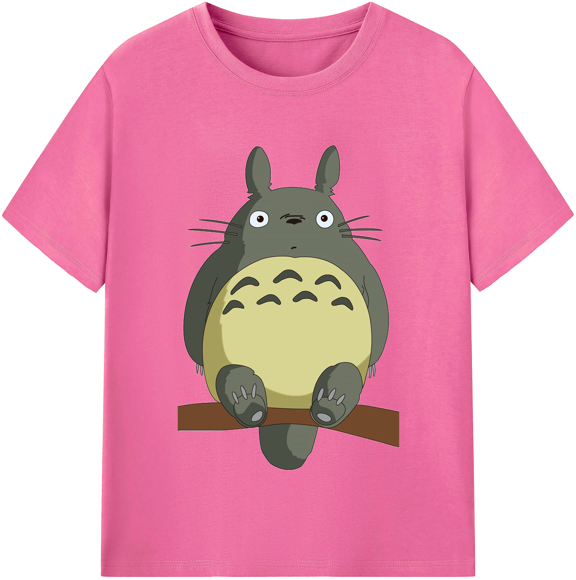 （画像用） となりのトトロ 草壁メイ 草壁サツキ My Neighbor Totoro Satsuki Kusakabe Mei Kusakabe レディースカジュアルプリントTシャツ（綿100％）